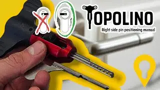Topolino - Lockpicking Dimple Locks - Right side position of the Pins
