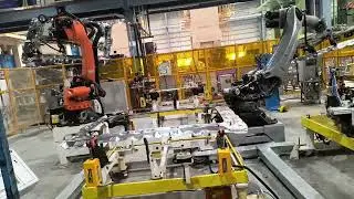 sunroof cell Auto calling kuka robot programming#roboticsautomation #robotic #automation #Kuka robot