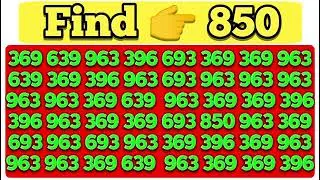 Find The Odd One Out! Test Your Observation Skills!Use Your IQ To Find This Number!