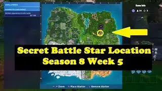 Fortnite Season 8 Week 5 Hidden Battle Star Location