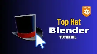 Old top hat model in blender tutorial | Tutorial | Top hat | blender3d