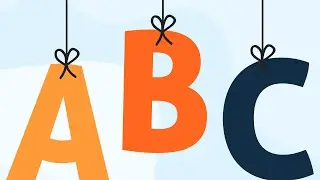Q R S T Alphabet Song for Kids | Learn Letters Q to T | ABC Sensory Video