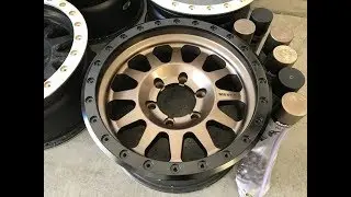 Bronze Method Race Wheels with Dupli-Color Wheel Coating - Toyota Tacoma