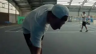 Double tennis: training match 4
