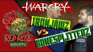 Age of Sigmar WARCRY Battle Report! Ironjawz vs Bonesplitterz with Mercenaries