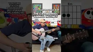The cranberries - animal instinct guitar tutorial #thecranberries