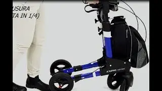 ODYSSE  deambulatore rollator leggero, stabile, facile da aprire, resistente