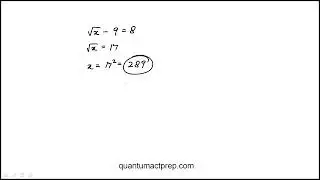 Question 01 2025 October ACT Test J08 Mathematics
