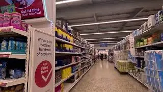 The Tesco store in Worksop Christmas eve 2025