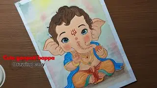 How I draw cute ganesha  ji drawing 🥰😍❤