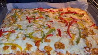 Garniture de poulet rapide et facile pour pizza