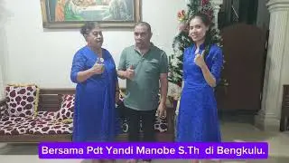 Puji Tuhan, Bpk Pdt.Yandi Manobe. S.Th dapat berkununjung ke rumah. 010826.🎄
