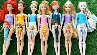 ASMR   Unboxing Mattel Disney Princess Spin & Reveal Surprise Dolls! Satisfying video   Review Toys