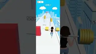 Weight Runner Muscle Race 3D Game #shorts #viralshorts #techgameshorts20