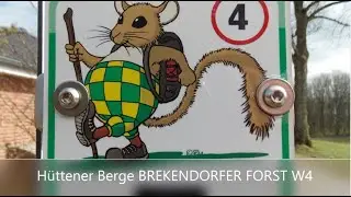 H&uuml;ttener Berge BREKENDORFER FORST W4 #Wandern #SchleswigHolstein