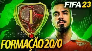 FIFA 23 - A FORMAÇÃO QUE EU FIZ 20/0 NO FUT CHAMPIONS FINALS 🐐 TÁTICA COMPLETA! 💥