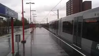 RET Metro 2*Type SG3 (5600) op De Tochten richting Nesselande (metrolijn B)