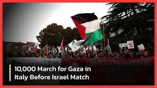 WATCH: &ldquo;10,000 March in Italy&rdquo; &mdash; Massive Protest Against Israeli Team | DRM Sports Insider | AM14