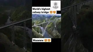 world's highest railway bridge at chenab river