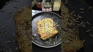 Viral Dahi Toast in 5 minutes 🍞| Quick Breakfast recipe #youtubeshorts #shorts #cooking #dahitoast