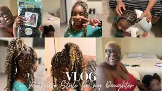 Nesting While Pregnant 🤰 Giving My Daughter a Protective Hairstyle | Real Mom Life