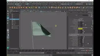 How to make flags, banners, and tablecloths in Maya 2022