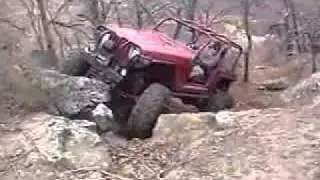 4X4 Jeep Flips Over and Tumbles Down Hill