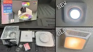 How to Install a Lumary Smart Bathroom Exhaust Fan (110 CFM)