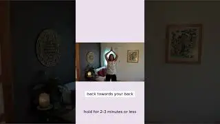 Energy Balancing Class - hands overhead in prayer position