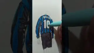 #ronaldonazario #drawing with #ballpointpen #brasil #phenomenon #worldcup #shorts #football #samba