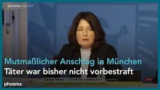 Pressekonferenz der Polizei München zum Anschlag auf die ver.di-Kundgebung | 14.02.2025