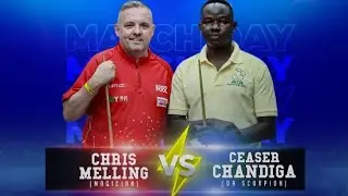 Final moments of the Mega Match between Chris Melling and Caesar Chandiga.