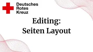 TYPO3 Tutorial: 2.2 Editing Layout