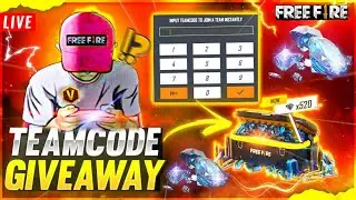 LIVE TEAM CODE GIVEAWAY  || DINEX G LIVE GIVEWAY  [DAY 8]
