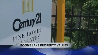 What impact is the Boone Dam repair having on Boone Lake real estate?