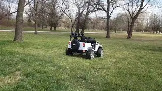 Backyard Toys 4x4 Ride On Car Drives Over Grass - MagicCars.com