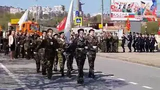 Маршировка Леры  на параде 9 мая 2019 года