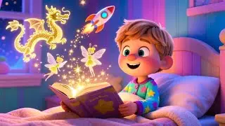The Magic Bedtime Story Song for Kids | Relaxing Lullaby, Sleep & Soothing Nursery Rhymes 📖🌙🎶