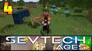 SevTech Ages Ep 4 - Buffalo and Horse Carts - Modded Minecraft