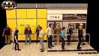 FEXT System Railway Platform & Railway Station Concourse 1:12 Action Figure Diorama Subway Review