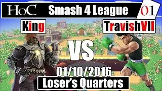 [SSB4] House of Cards League #1 - King (Random) VS Travish the VII (Random) LR4