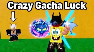 I got crazy gacha luck in bloxfruits