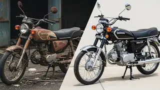 Rusty Honda CD70 1980 Full Restoration | Old Bike to New
