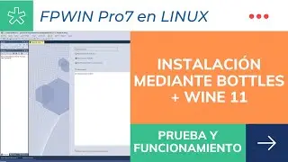 Instalaci&oacute;n FPWIN Pro 7 de Panasonic en un escritorio GNU/Linux