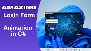 Создайте потрясающую анимированную современную форму входа в C# Visual Studio