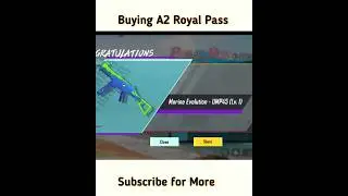🔥A2 ROYAL PASS 😈 | FREE Marine Evolution- UMP45