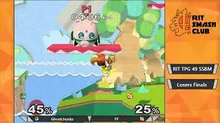 RIT TPG 49 SSBM - Losers Finals - Ghostchunks (Jigglypuff) vs FF (Fox)