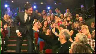 Fist bump heard 'round the world!