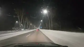Красноярск, дорога в аэропорт 23.01.2026г.