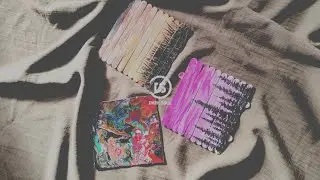 DIY Easy kids craft | Popsicle stick frame | Acrylic painting | Darksoul